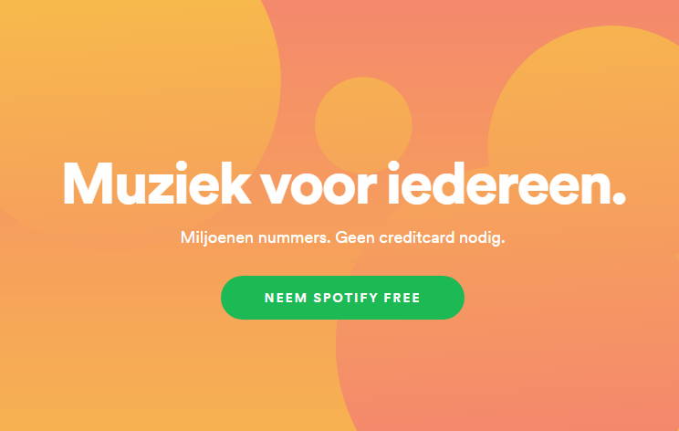 Voorbeeld: Spotify