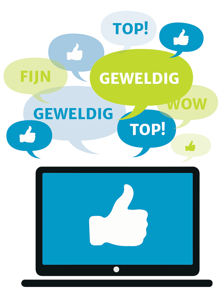 Fijn, Top! Geweldig, Wow!